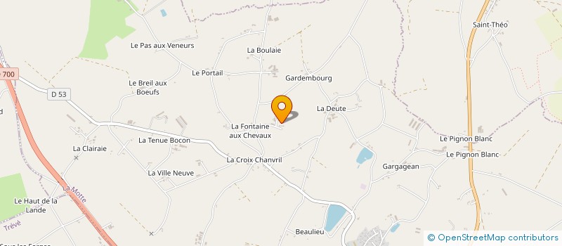 localisation de l'entreprise EARL BIDAN à LA MOTTE