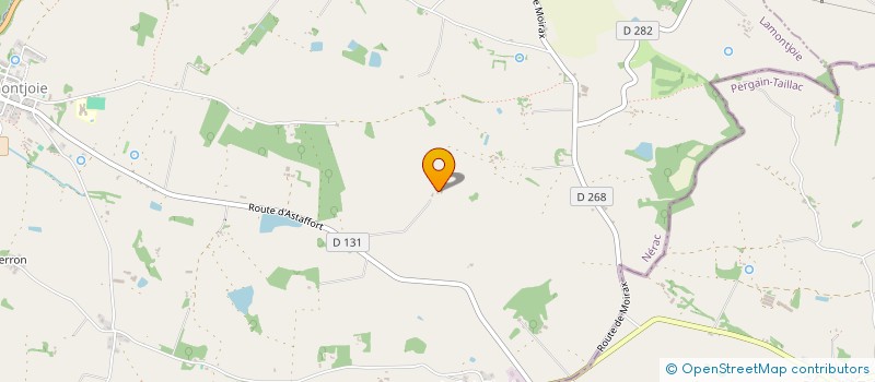 localisation de l'entreprise EARL BIDAUBAQUE  LAMONTJOIE