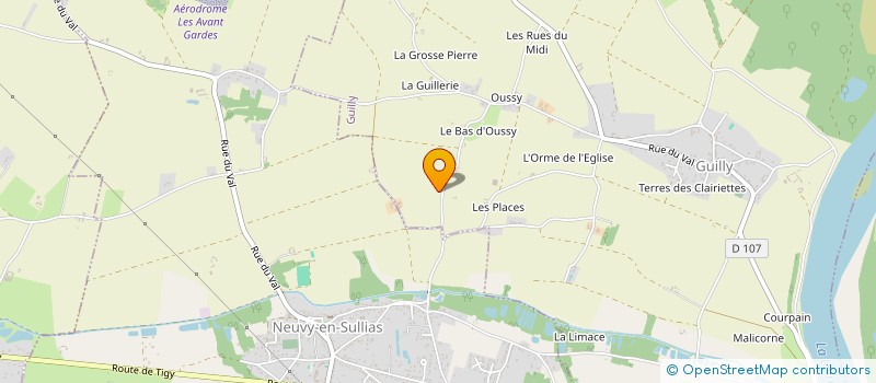 localisation de l'entreprise EARL BIDAULT à SAINT-PERE-SUR-LOIRE