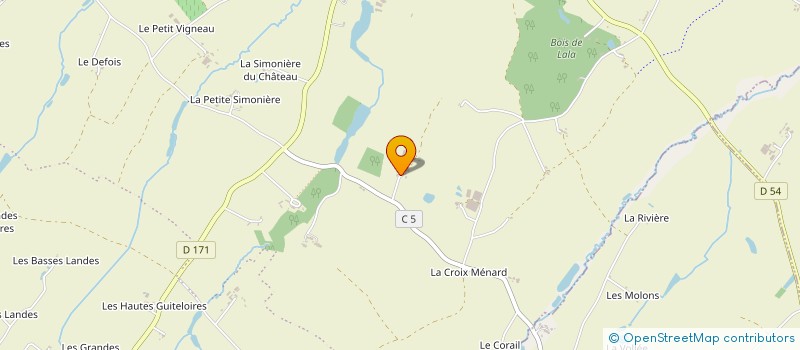 localisation de l'entreprise EARL BIDET-MENARD à CHEMILLE-EN-ANJOU