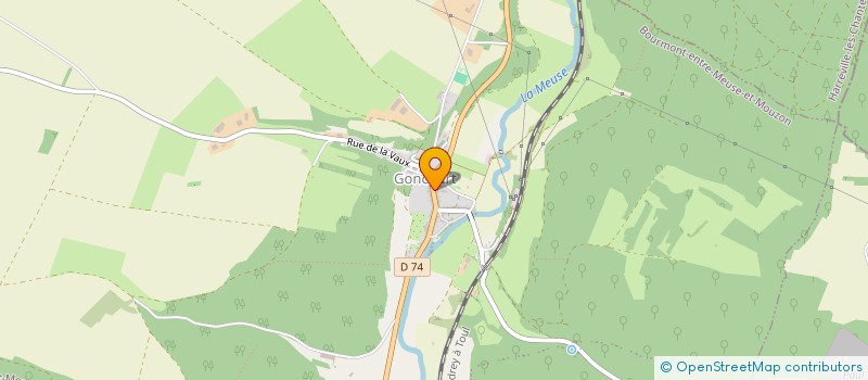 localisation de l'entreprise EARL BIENVENUE à BOURMONT-ENTRE-MEUSE-ET-MOUZON