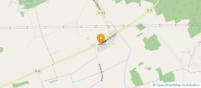 localisation de l'entreprise EARL BILLOT  CERBOIS