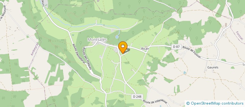 localisation de l'entreprise EARL BIO DESTRUEL  FOISSAC