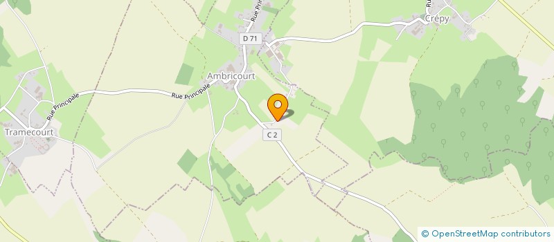 localisation de l'entreprise EARL BIO PLANTS DEBERDT  AMBRICOURT