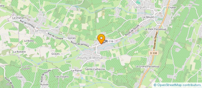 localisation de l'entreprise EARL BIOLLAY  PORTE DES PIERRES DOREES