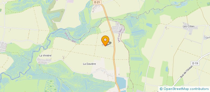 localisation de l'entreprise EARL BIORAE  JARD-SUR-MER