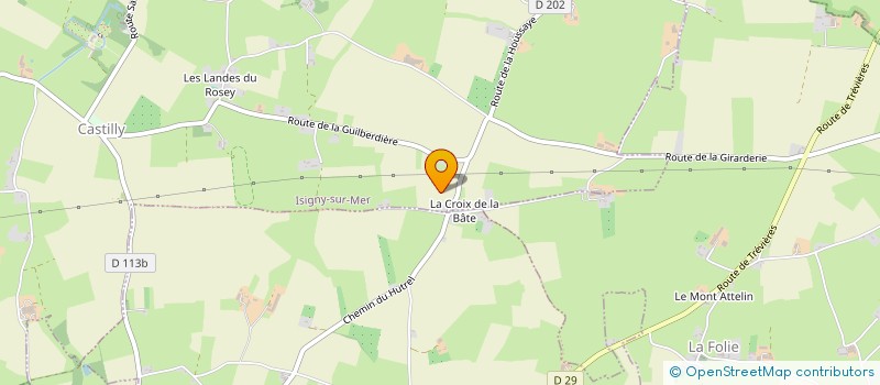 localisation de l'entreprise EARL BISSON à ISIGNY-SUR-MER