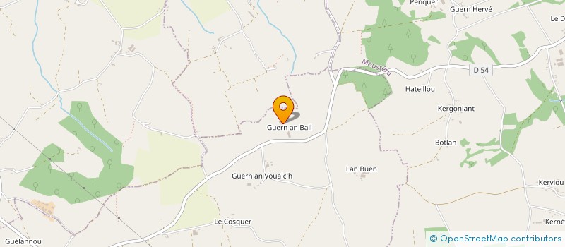 localisation de l'entreprise EARL BIZEC à GURUNHUEL