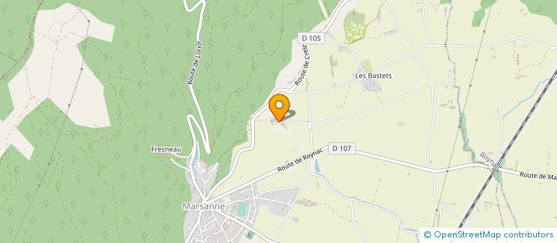 localisation de l'entreprise EARL BLACHE à MARSANNE