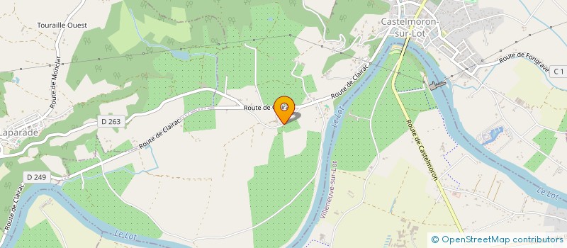 localisation de l'entreprise EARL BLANC  CASTELMORON-SUR-LOT