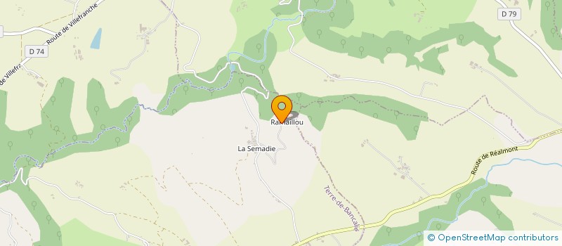 localisation de l'entreprise EARL BLANC DE RAMAILLOU  TERRE-DE-BANCALIE