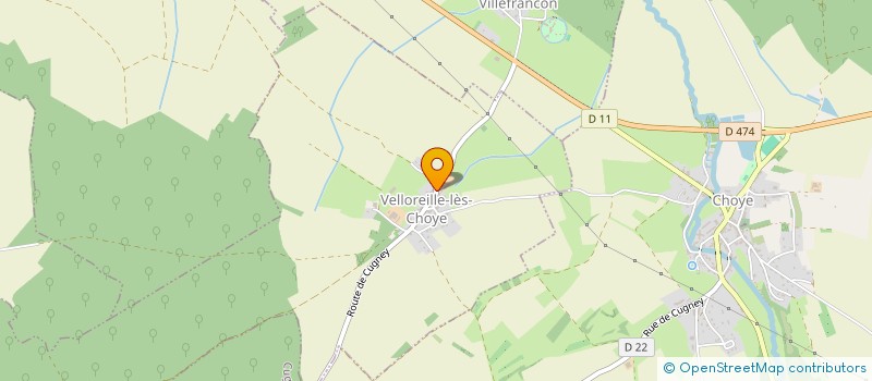 localisation de l'entreprise EARL BLANCHARD MAIRE  VELLOREILLE-LES-CHOYE