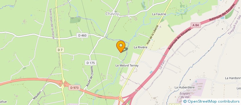 localisation de l'entreprise EARL BLANDIN ALEXIS à TIREPIED-SUR-SEE