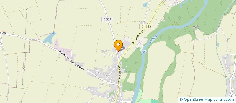 localisation de l'entreprise EARL BLATEYRON  JOZE