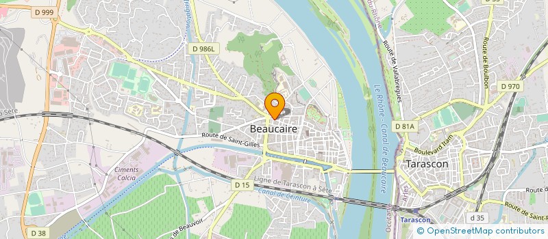 localisation de l'entreprise EARL BLAYRAT REGIS DOMAINE DE PIEU REDON  JONQUIERES-SAINT-VINCENT