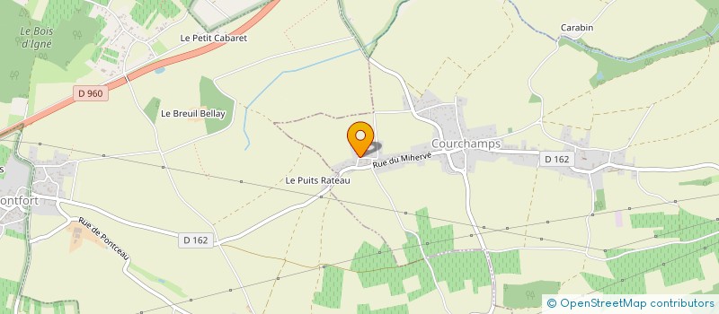 localisation de l'entreprise EARL BLET OLLIVIER  COURCHAMPS