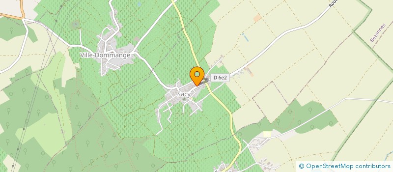 localisation de l'entreprise EARL BLIN-DEZAUTEZ  SACY