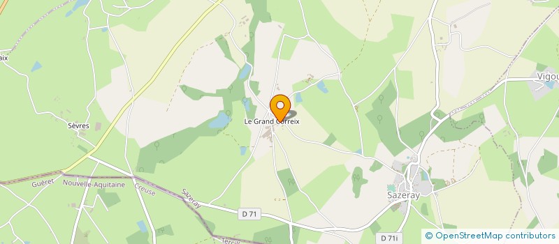 localisation de l'entreprise EARL BLINET à SAZERAY