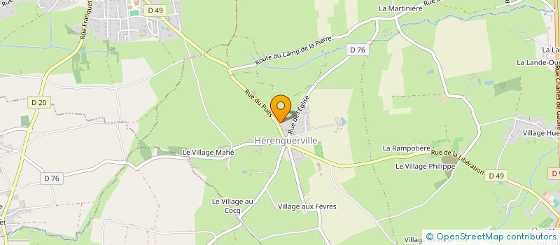 localisation de l'entreprise EARL BLONDEL ANTOINE à QUETTREVILLE-SUR-SIENNE
