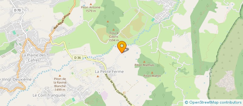 localisation de l'entreprise EARL BLONDES DES HAUTS à LE TAMPON