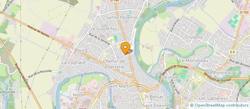 localisation de l'entreprise EARL BOIS CHATAIGNER à NIORT
