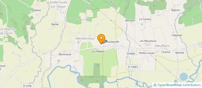 localisation de l'entreprise EARL BOIS DEMAIS VIRELLI  SAUVETERRE-DE-GUYENNE