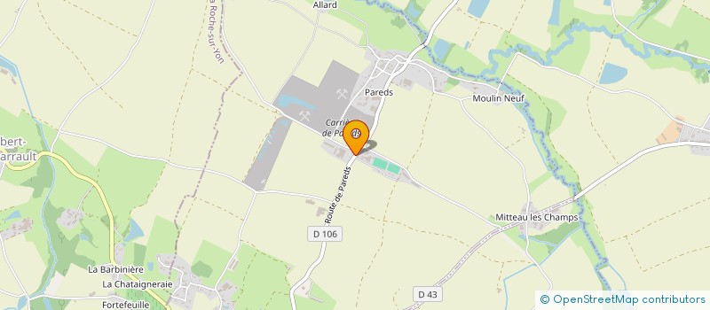 localisation de l'entreprise EARL BOISDE  LA JAUDONNIERE