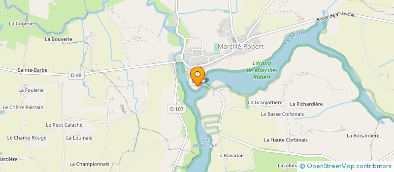 localisation de l'entreprise EARL BOISNARD à MARCILLE-ROBERT