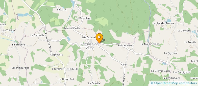 localisation de l'entreprise EARL BOISSEL à SAINT-AMAND-DE-VERGT