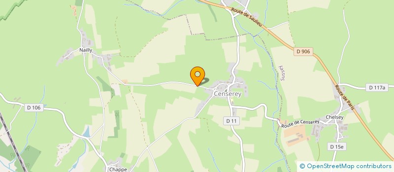 localisation de l'entreprise EARL BOISSELET DANIEL ET FILS  CENSEREY