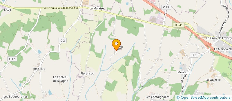 localisation de l'entreprise EARL BOISSOU à SAINT-VICTURNIEN