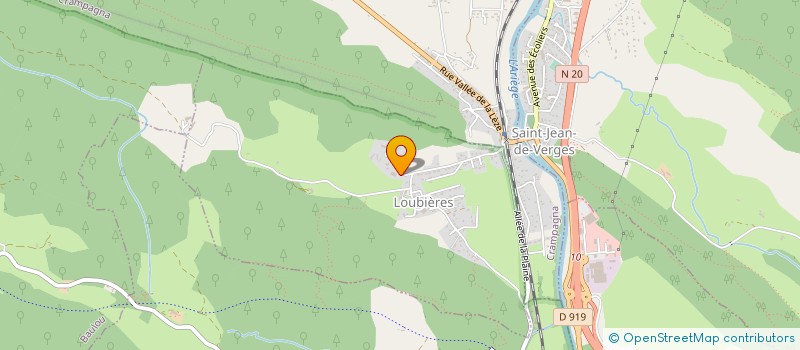 localisation de l'entreprise EARL BOIZEPPAM à LOUBIERES