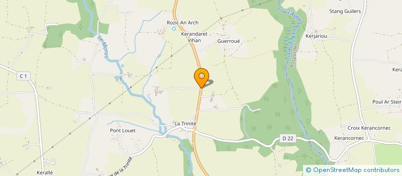 localisation de l'entreprise EARL BOLOU à MELGVEN