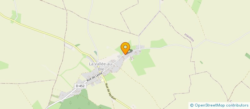 localisation de l'entreprise EARL BONHOMME  LA VALLEE-AU-BLE