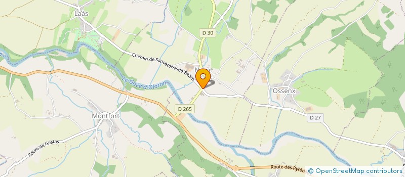 localisation de l'entreprise EARL BONNECAZE  NARP