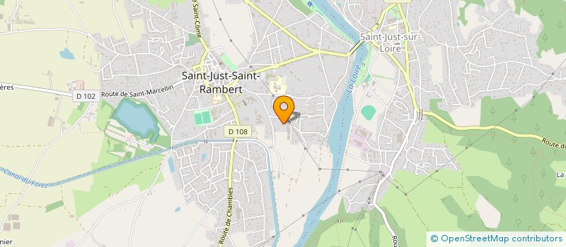 localisation de l'entreprise EARL BONNEFOY PF  SAINT-JUST-SAINT-RAMBERT