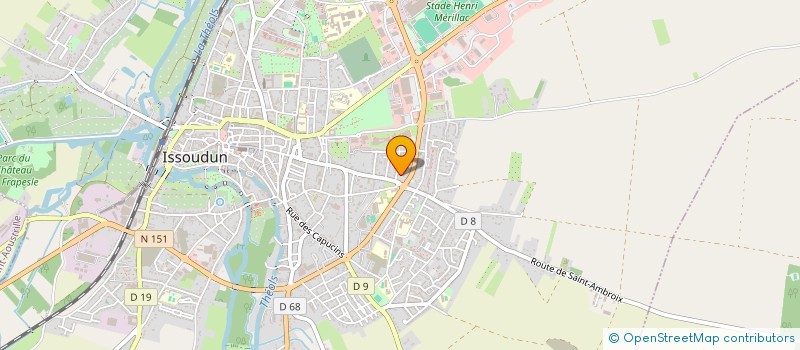 localisation de l'entreprise EARL BONNET à ISSOUDUN