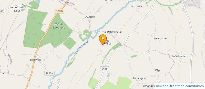 localisation de l'entreprise EARL BONNIN à MOUHERS