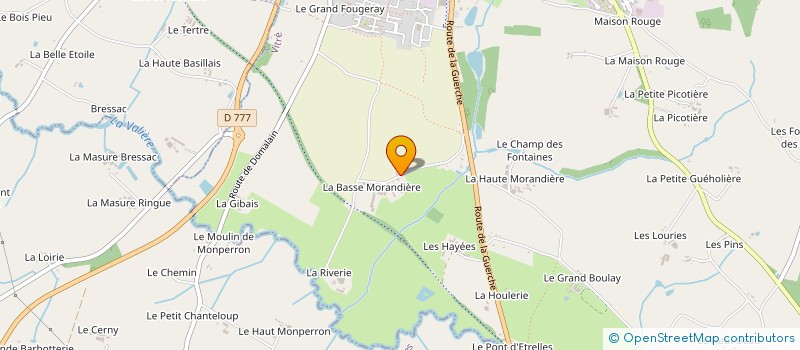 localisation de l'entreprise EARL BORDAIS HUET à VITRE