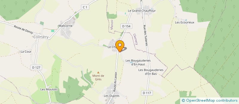 localisation de l'entreprise EARL BORDESOL à COLMERY
