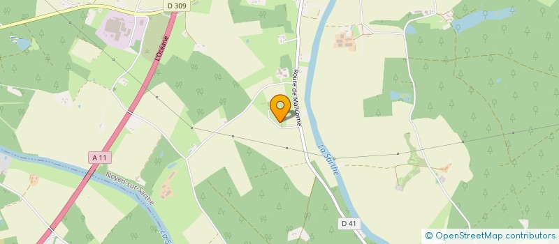 localisation de l'entreprise EARL BORDIER à NOYEN SUR SARTHE