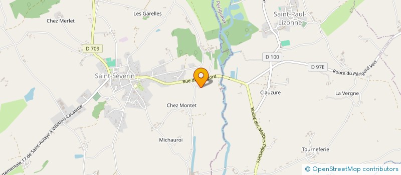 localisation de l'entreprise EARL BORISENSIA  SAINT-SEVERIN