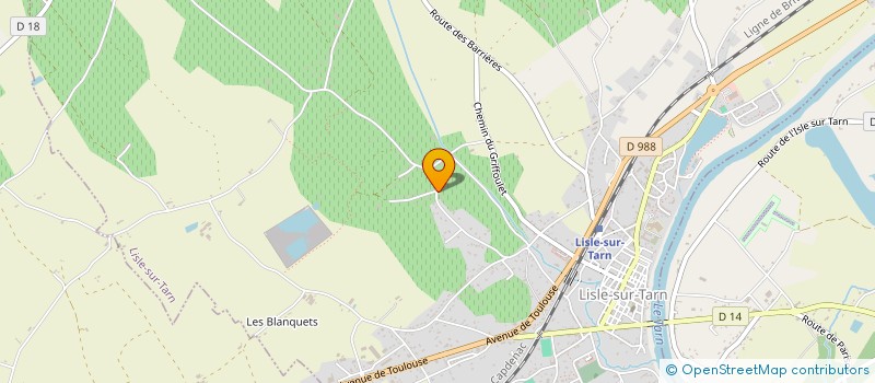 localisation de l'entreprise EARL BOSCARIOL-SEGUR à LISLE-SUR-TARN