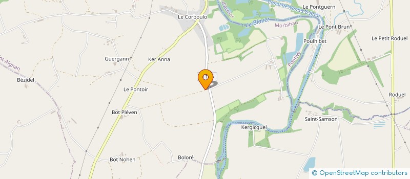 localisation de l'entreprise EARL BOT-PLEVEN à SAINT-AIGNAN
