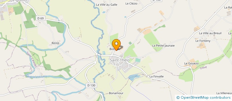 localisation de l'entreprise EARL BOTIDOUX à SAINT-THELO