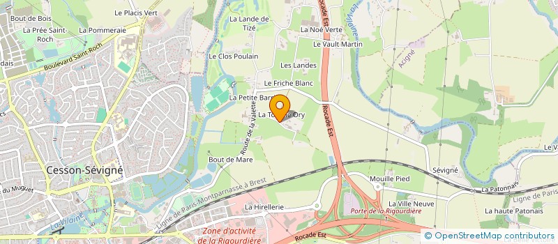 localisation de l'entreprise EARL BOTTE à CESSON-SEVIGNE