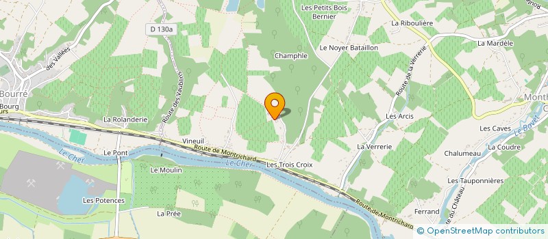 localisation de l'entreprise EARL BOUCHER  MONTHOU-SUR-CHER