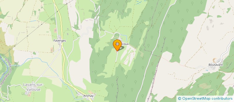 localisation de l'entreprise EARL BOULANGER  SAINT-HYMETIERE-SUR-VALOUSE