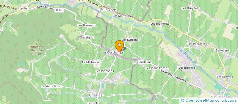 localisation de l'entreprise EARL BOULAY V.P. à CHAPELLE-DE-GUINCHAY (LA)
