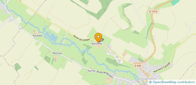 localisation de l'entreprise EARL BOULET  LONDINIERES
